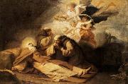 Antonio Viladomat y Manalt The Death of St Anthony the Hermit France oil painting artist